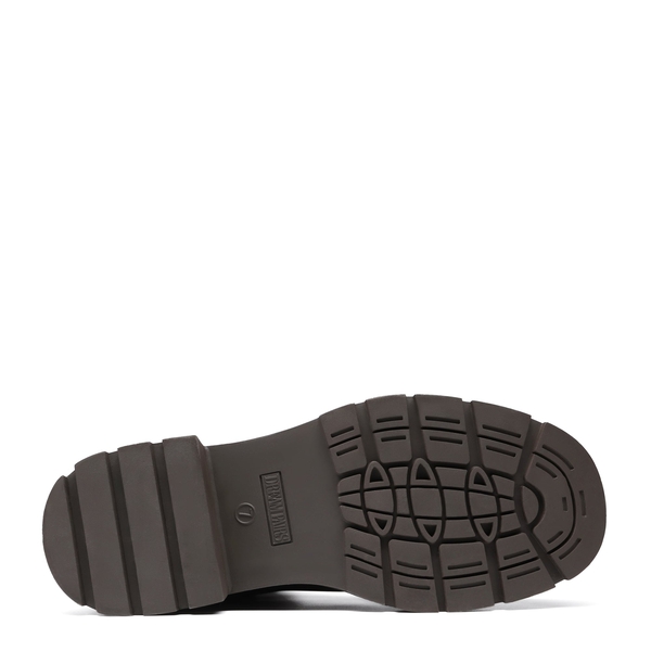 Chelsea Platform Booties - DARK GREEN - 5